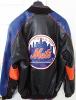 MLB Jeff Hamilton New York Mets Leather Jacket