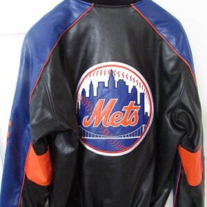 MLB Jeff Hamilton New York Mets Leather Jacket