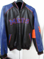 MLB Jeff Hamilton New York Mets Leather Jacket