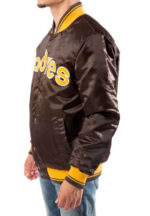 MLB San Diego Padres Brown Satin Jacket