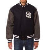 MLB San Diego Padres Two Tone Wool Jacket