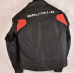 MV Agusta Brutale Motorcycle Racing Black Leather Jacket