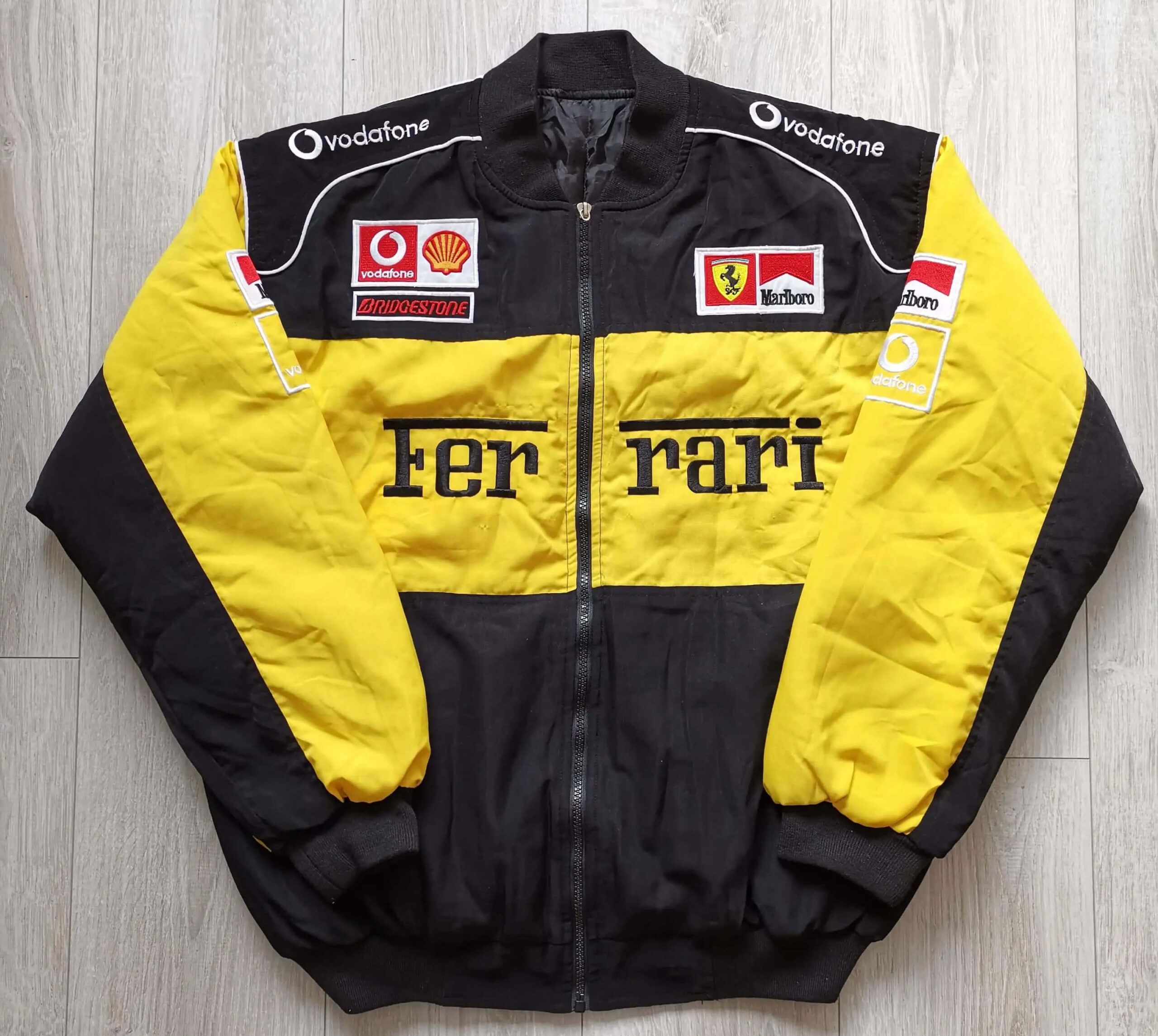 Michael Schumacher Ferrari Racing Bomber Jacket - Maker of Jacket