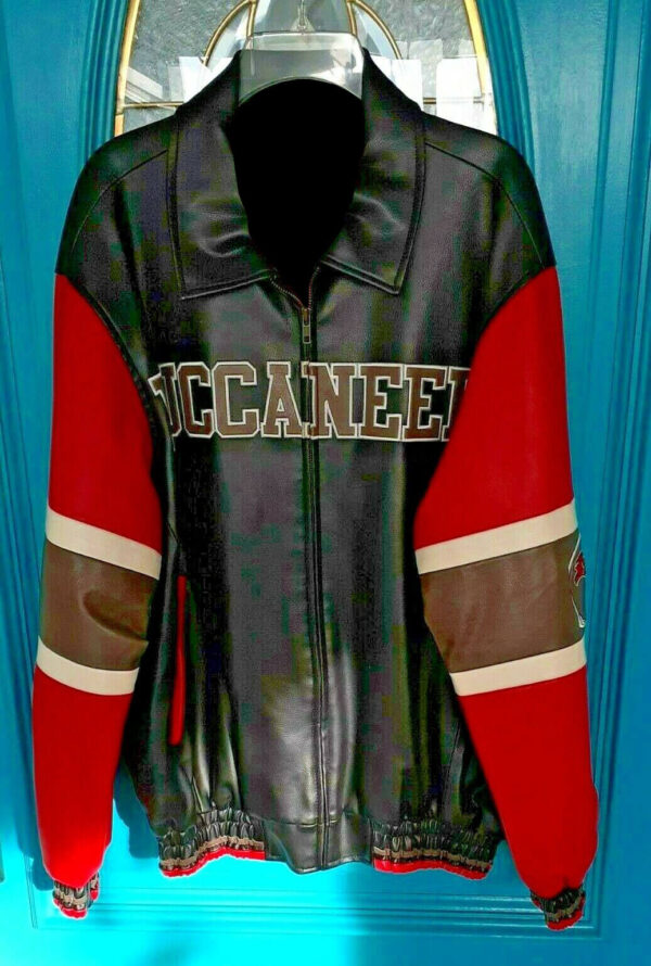 NFL Football Tampa Bay Buccaneers Leather Jacket