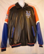 New York Mets G III Carl Banks Leather Jacket