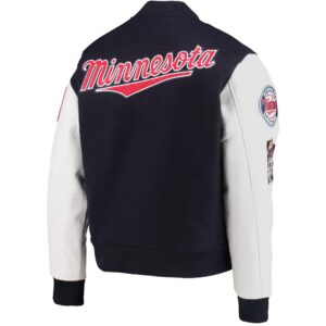 Pro Standard Navy Minnesota Twins Varsity Jacket