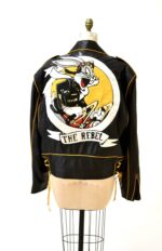 Rebel Bugs Bunny Looney Tunes Biker Leather Jacket