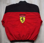 Red Black Ferrari Racing Bomber Jacket