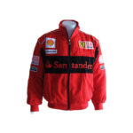 Red Ferrari Santander F1 Racing Windbreaker Jacket