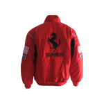 Red Ferrari Santander F1 Racing Windbreaker Jacket