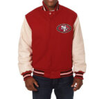 San Francisco 49ers JH Design Wool Leather Jacket