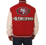 San Francisco 49ers JH Design Wool Leather Jacket