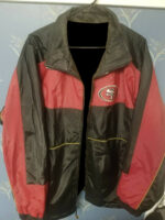 San Francisco 49ers NFL Black Leather Jacket