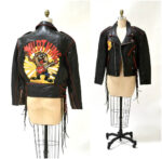 TAZ Wild Thing Jeff Hamilton Biker Leather Jacket