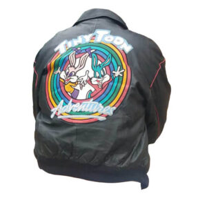 Tiny Toon Adventures Black Leather Jacket