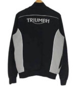 Triumph Embroidery Big Logo Racing Wool Varsity Jacket