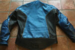 Triumph Motorcycle Black And Blue Leather JacketTriumph Motorcycle Black And Blue Leather Jacket
