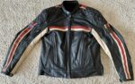 Triumph Motorcycle Black And White Racing Leather Jacket