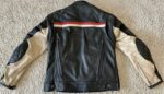 Triumph Motorcycle Black And White Racing Leather Jacket