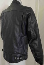 Triumph Motorcycle Black Racing Leather Jacket