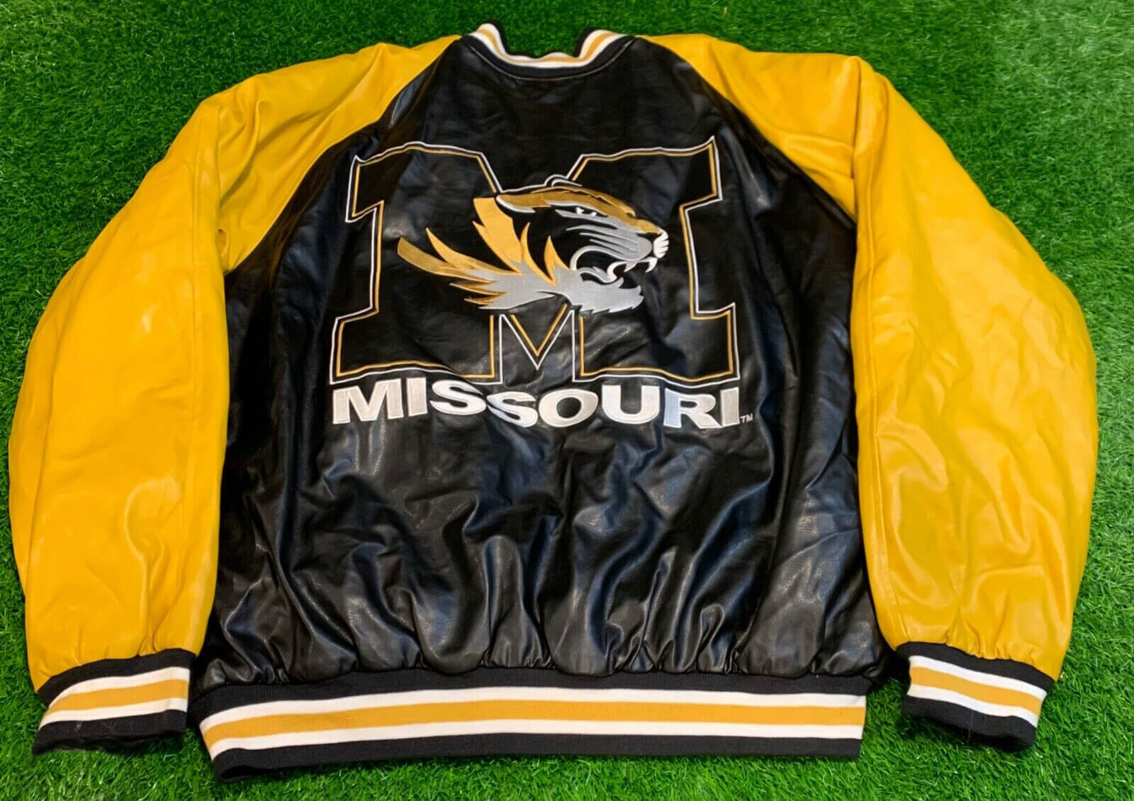 University of Missouri Leather Varsity Jacket - Maker of Jacket