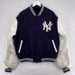 Vintage 90s New York Yankees Letterman Varsity Jacket