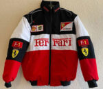 Vintage Ferrari Racing Bomber Jacket