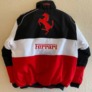 Vintage Ferrari Racing Bomber Jacket