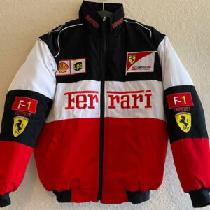 Vintage Ferrari Racing Bomber Jacket
