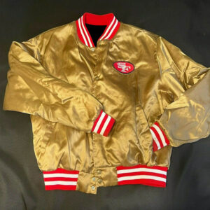 Vintage Gold San Francisco 49ers Satin Jacket