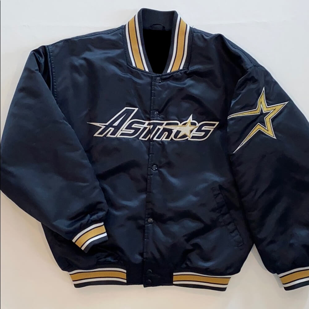 Houston Astros Satin Varsity Jacket