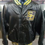Vintage MLB San Diego Padres Black Satin Jacket