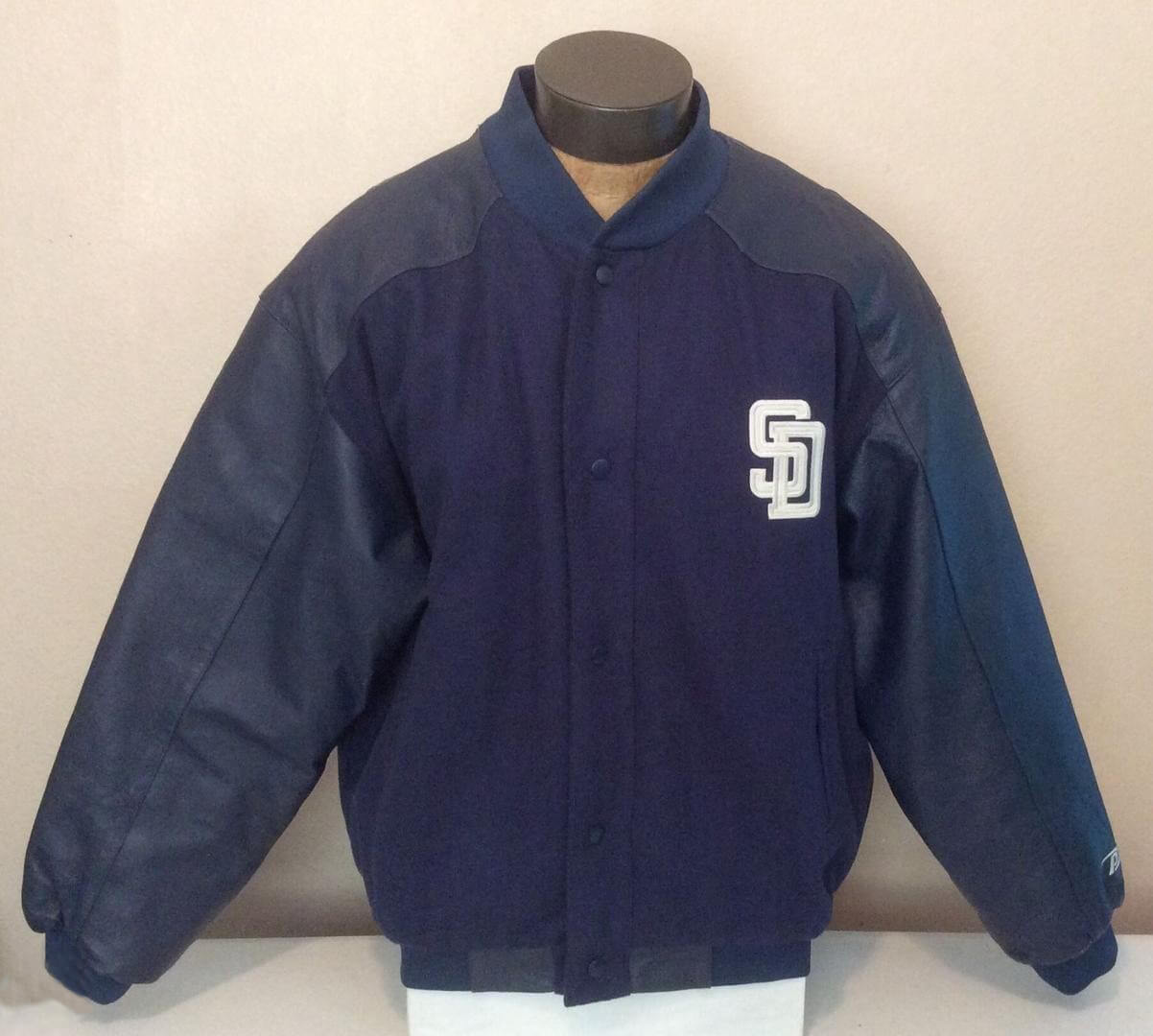 Vintage MLB San Diego Padres Varsity Jacket (1) Vintage MLB San Diego Padres Varsity Jacket