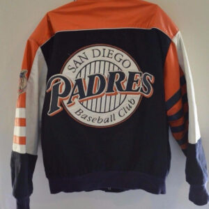 Vintage San Diego Padres Wool Leather Jacket