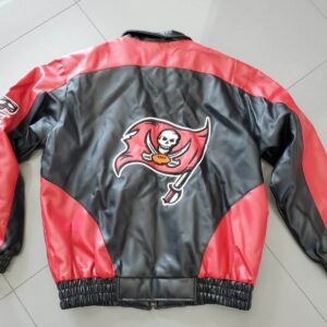 Vintage Tampa Bay NFL Buccaneers Leather Jacket