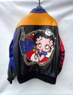 Vtg Jeff Hamilton Betty Boop Leather Jacket