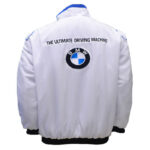 White Blue BMW Power Racing Windbreaker Jacket