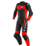 BMW Motorrad Motorcycle Black And Red Leather Suit