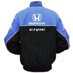 Black Blue Honda Civic Racing Windbreaker Jacket