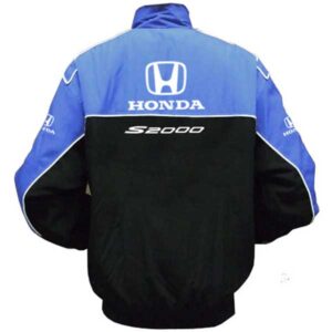 Black Blue Honda S2000 Racing Windbreaker Jacket