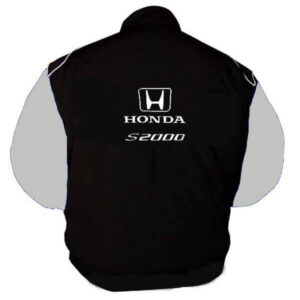 Black Honda S2000 Racing Windbreaker Jacket