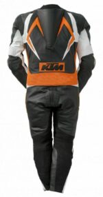 Black Orange KTM Motorcycle Racing Leather Suit