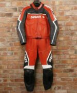 Black Red Ducati Corse Motorcycle Racing Leather SuitBlack Red Ducati Corse Motorcycle Racing Leather Suit