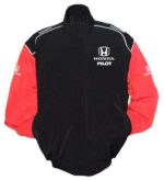 Black Red Honda Pilot Racing Windbreaker Jacket