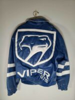 Dodge Viper GTS Blue Leather Jacket