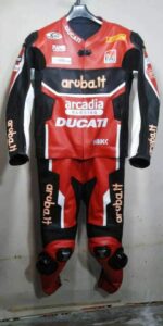 Ducati Aruba.it Motorcycle Racing Leather Suit