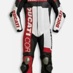 Ducati Corse 1 Motorcycle Racing Leather Suit