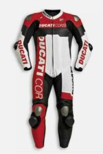 Ducati Corse 1 Motorcycle Racing Leather Suit