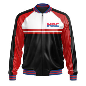 HRC Honda Leather Bomber Jacket