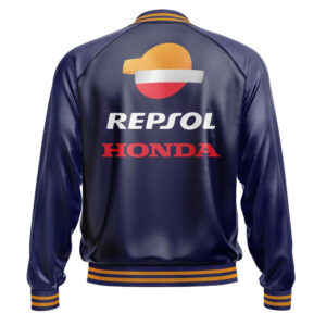 Honda Repsol Leather Bomber Jacket